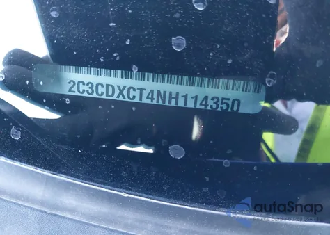 2022 Dodge Charger R/T z USA, uszkodzony, nr VIN 2C3CDXCT4NH114350